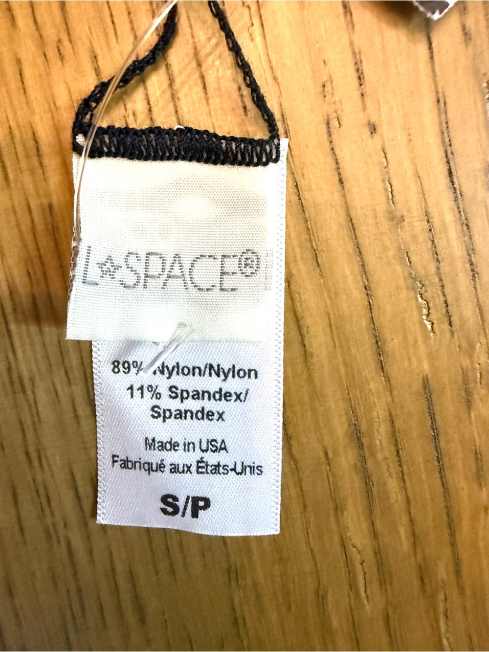 L*Space Gianna One Piece Swimsuit Black Ribbed Low Back Size S NWT - Picture 8 of 13